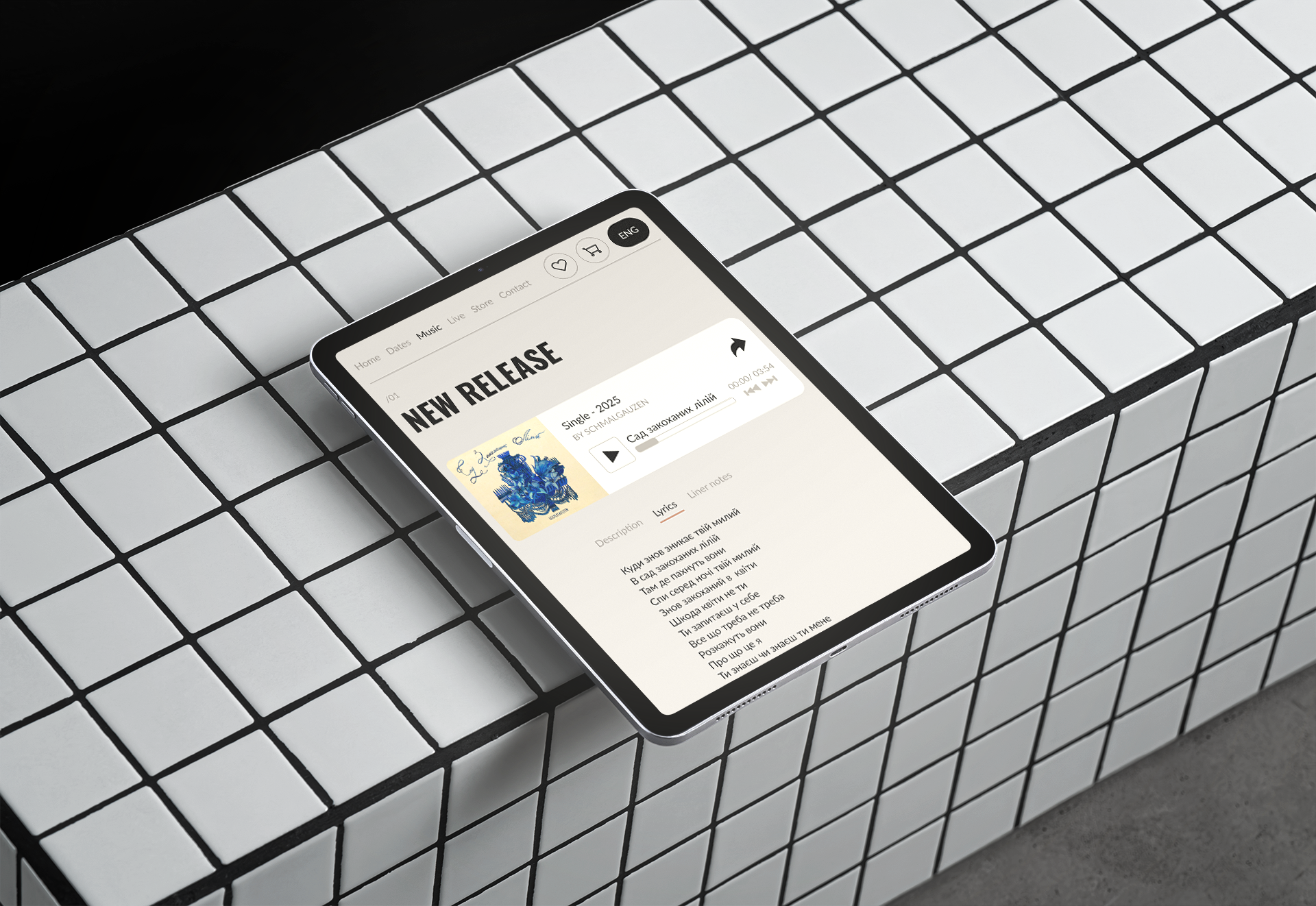 Schmalgauzen: Music & Discography Page — Creative Web & UX/UI adaptive design animation creative web figma graphic design interaction design motion graphics music music artist music band photoshop ui user experience user interface ux ux ui ux ui design web web design website