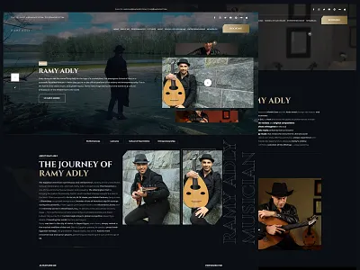 Ramy Adly – Oud Music Website UI/UX Design & WordPress Developme animation artistportfolio audioexperience graphic design musicianwebsite musicwebsite oudmusic responsivedesign ui ui ux uiuxdesign webdesign website website animation website design website designer website ui ux wordpressdevelopment