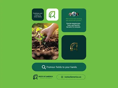 Roots of America – A Tribute to Sustainable Growth agro branding agro firming logo agro logo agro logo design agro logo designs agro logos argo identify best agro logo brand designer brand designs brand logo branding dribbble agro logo