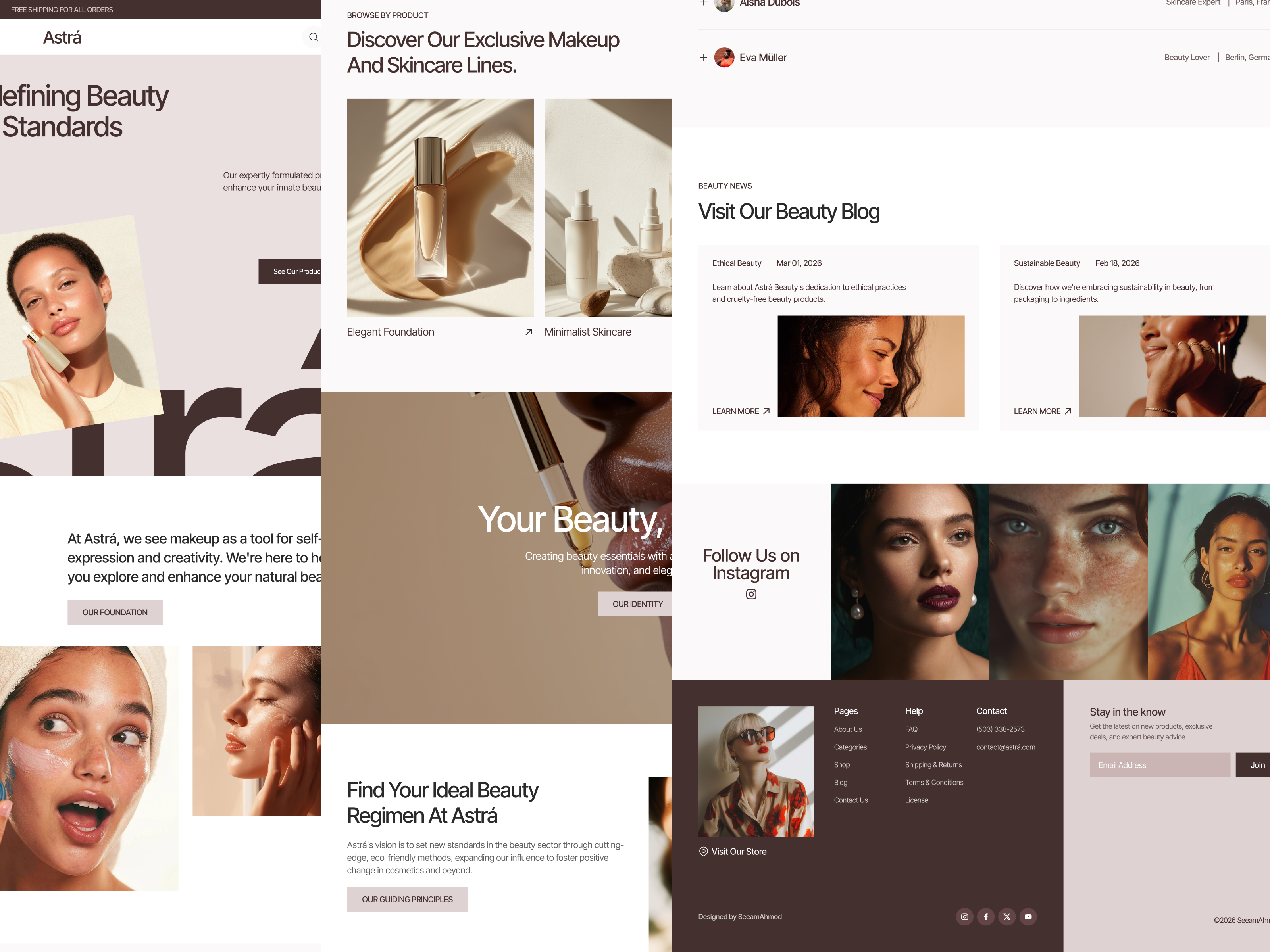 Example of Figma Landing Page Design