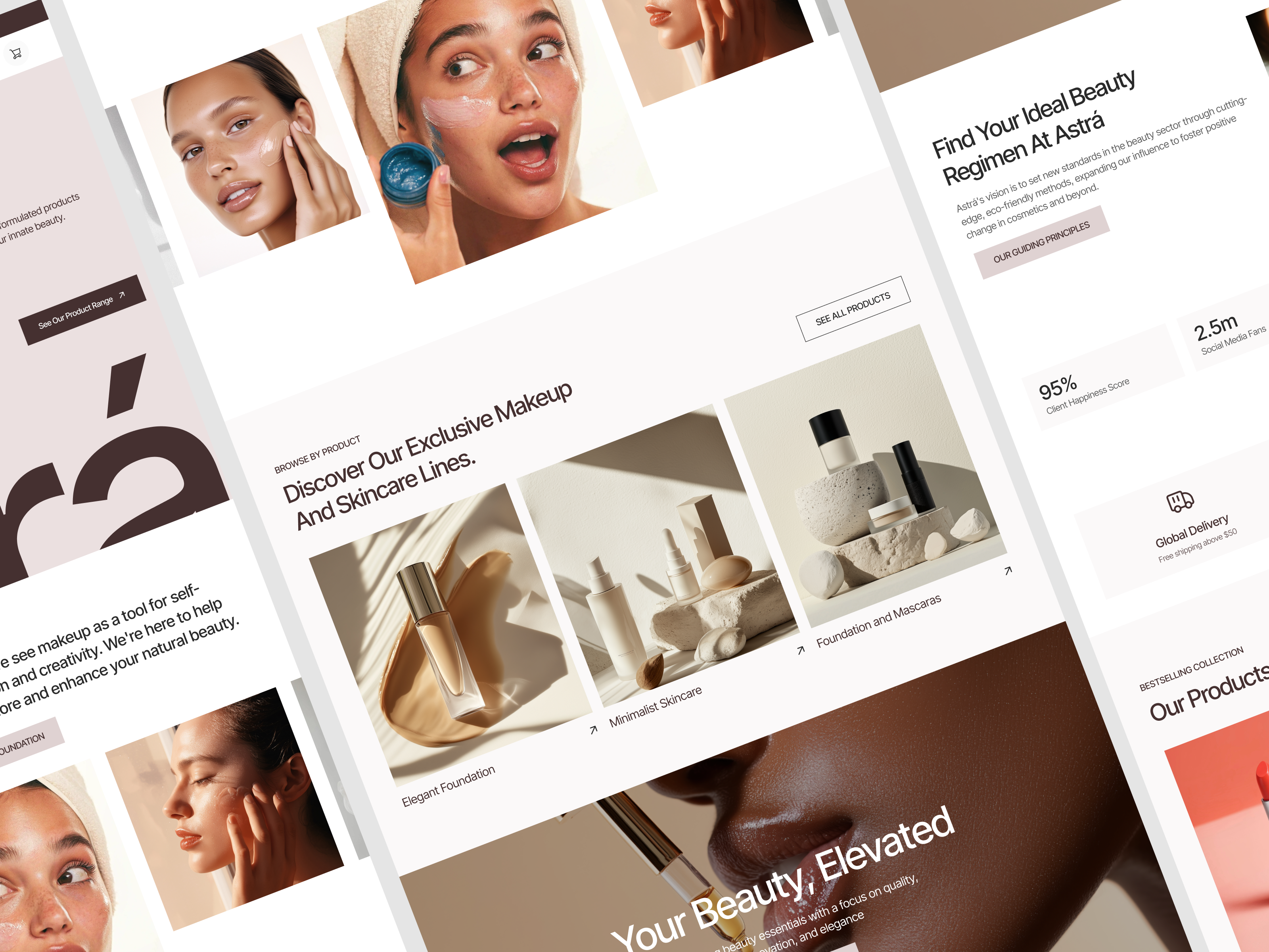 Example of Full Website UI Design