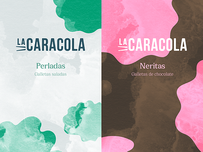 La Caracola packaging brand branding caracola colorful design identity illustration logo minimal packaging professional sea shell