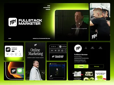 Branding & Visual Identity for a Digital Marketing Agency agency branding brand guidelines branding corporate identity design graphic design illustration logo marketing ui ux visual identity