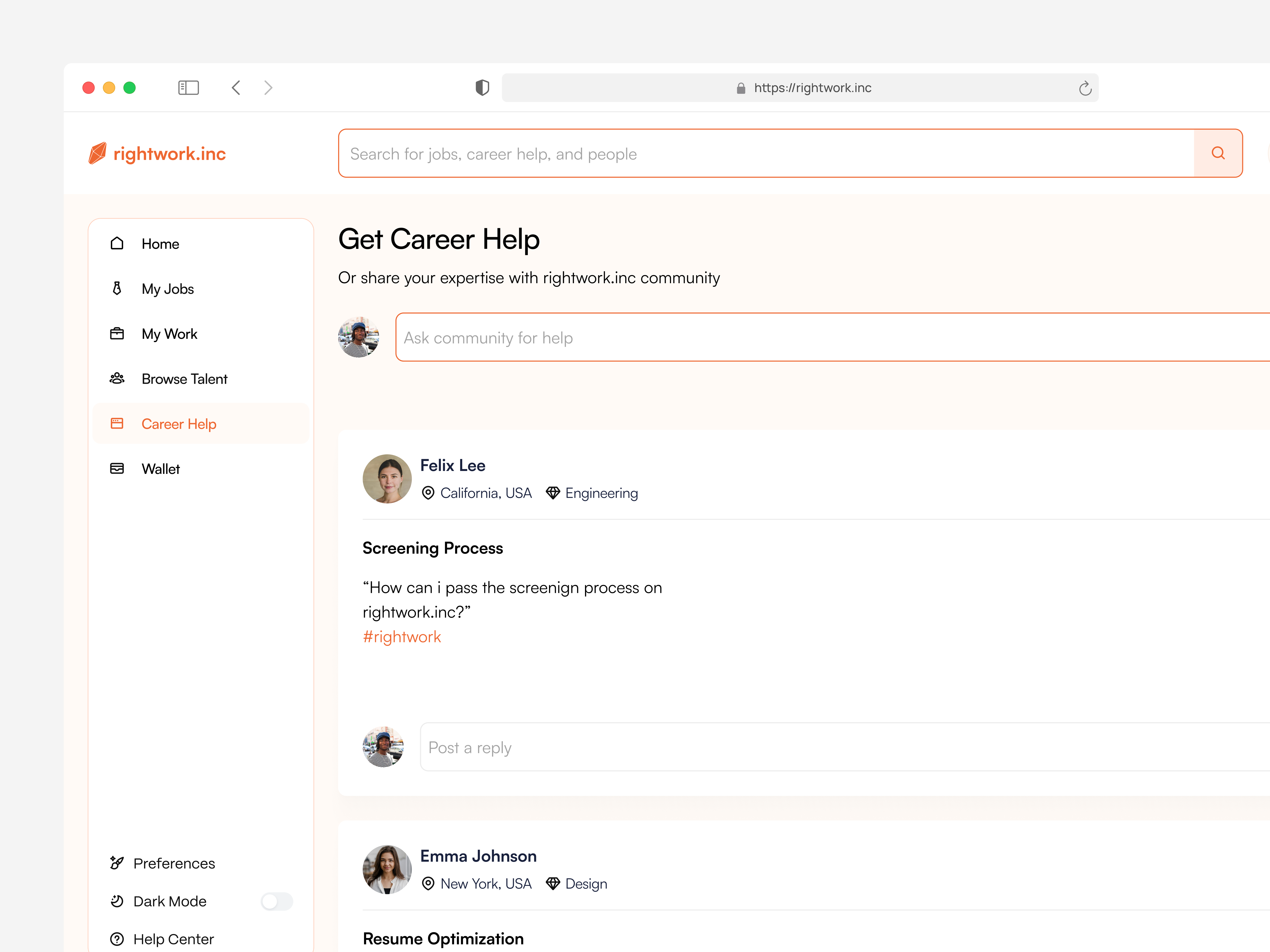Job Portal Dashboard Career Help career career dashboard career info dashboard dashboard design job job hunter job platform dashboard job portal job seeker job seeker dashboard minimal modern ui ui design ux design website work