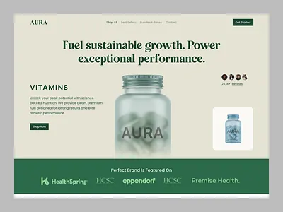 Supplement Ecommerce Vitamins Website ecommerce ecommerce website landing page shopify shopify design shopify store shopify store design shopify website supplement supplement ecommerce website supplement store supplement website ui ux web design website