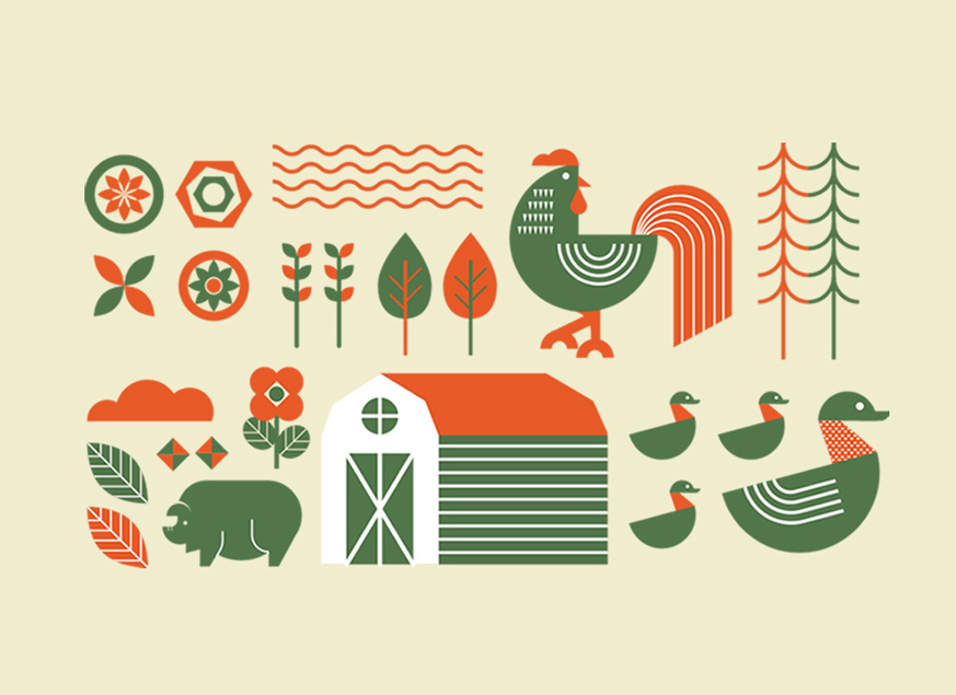 The Barn branding graphic design identity logo visual