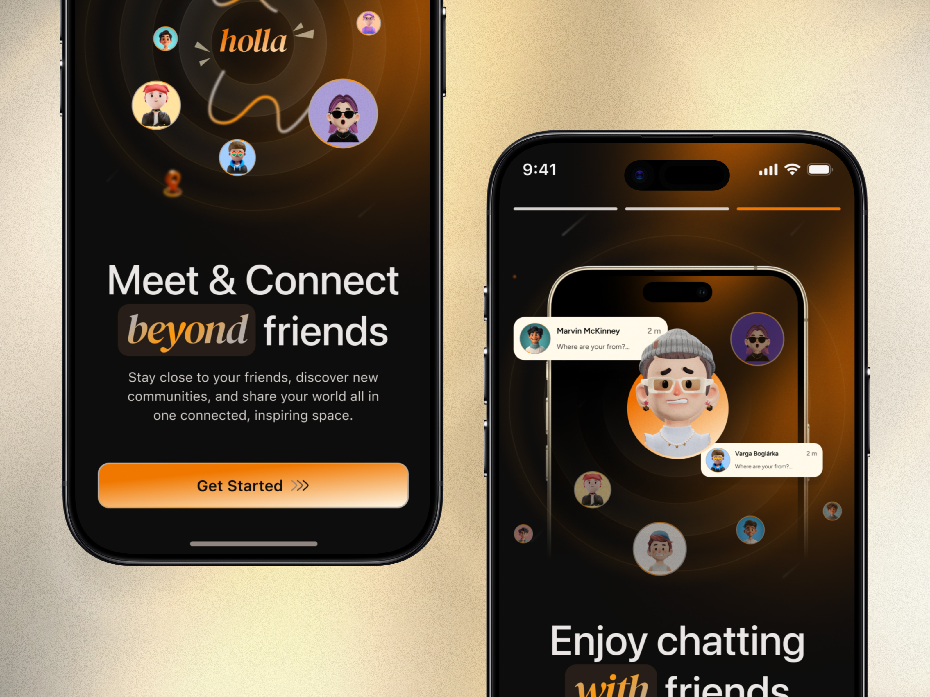 Mobile App Onboarding Design | Social Media App andriod app app app design app ui app ux clean communication app design focotik minimal design mobile mobile app mobile app design mobile design onboarding design social social app social media app ui