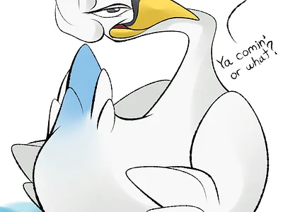 “What’s wrong? Ya comin’ or what?” pokemon