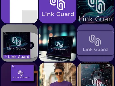 The logo design L +G Link Guard branding des graphic design logo motion graphics technical