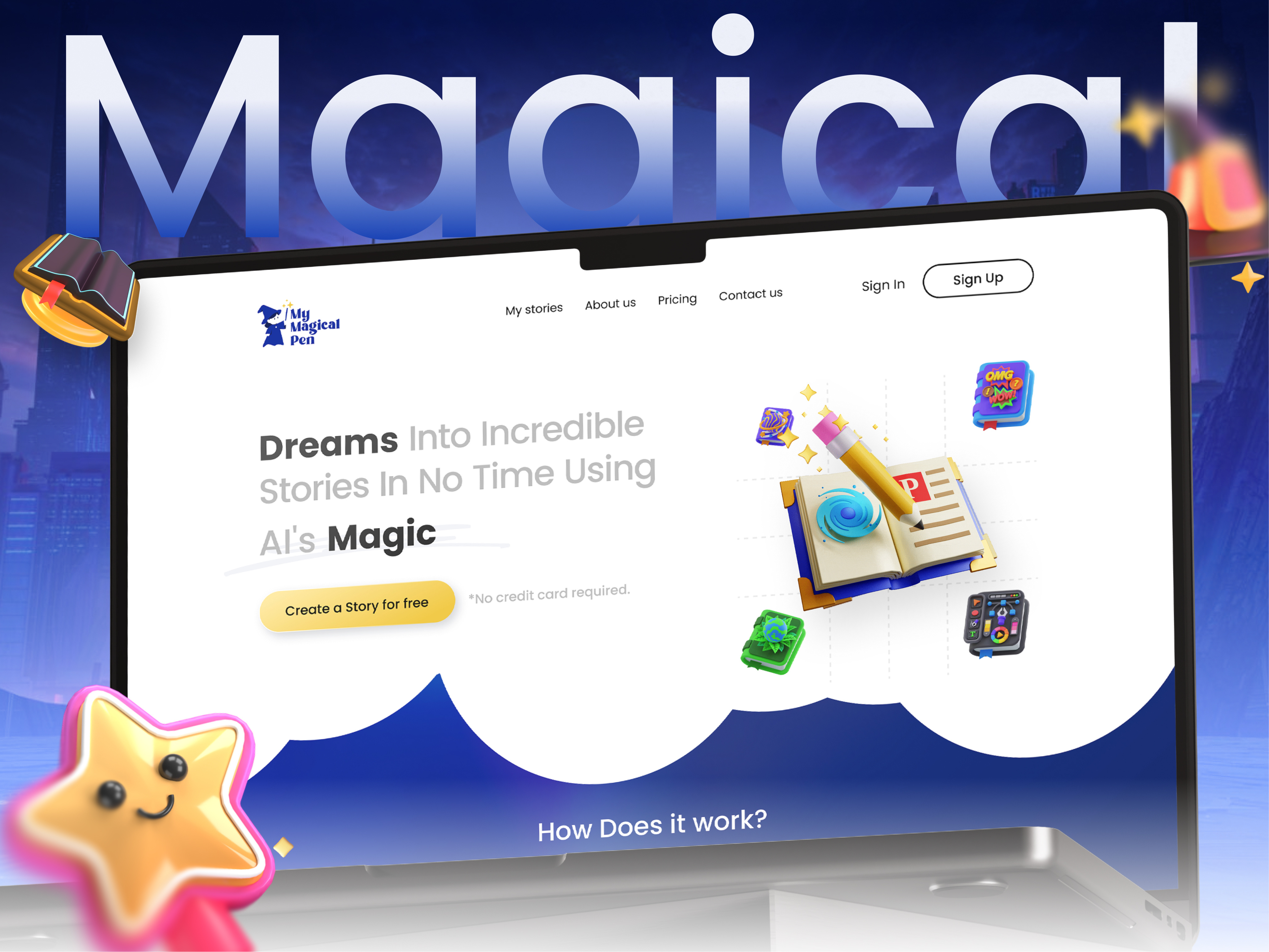 AI Content Writing UI Design ai content generation aiplatform application content writer content writing website contentgeneration illustration interface kids website landing page product design saas saas website software ui ux design ux uxdesign web app design website website case study