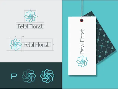 Petal Florist branding graphic design identity logo