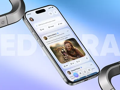 Social Media App UI – Modern Feed, Post & Interaction Design app app design community app design discussion app feed ui ios mobile mobile app qna app social app social media social network social ui ui ui design