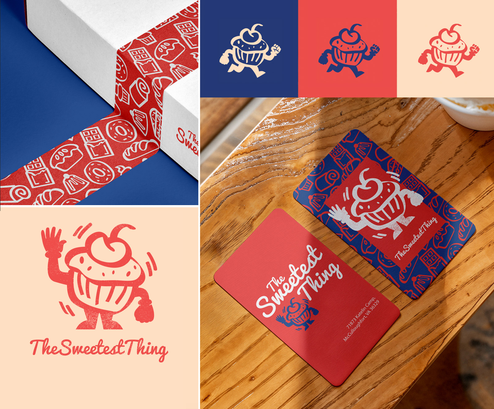 The Sweetest Thing branding graphic design identity illustration logo