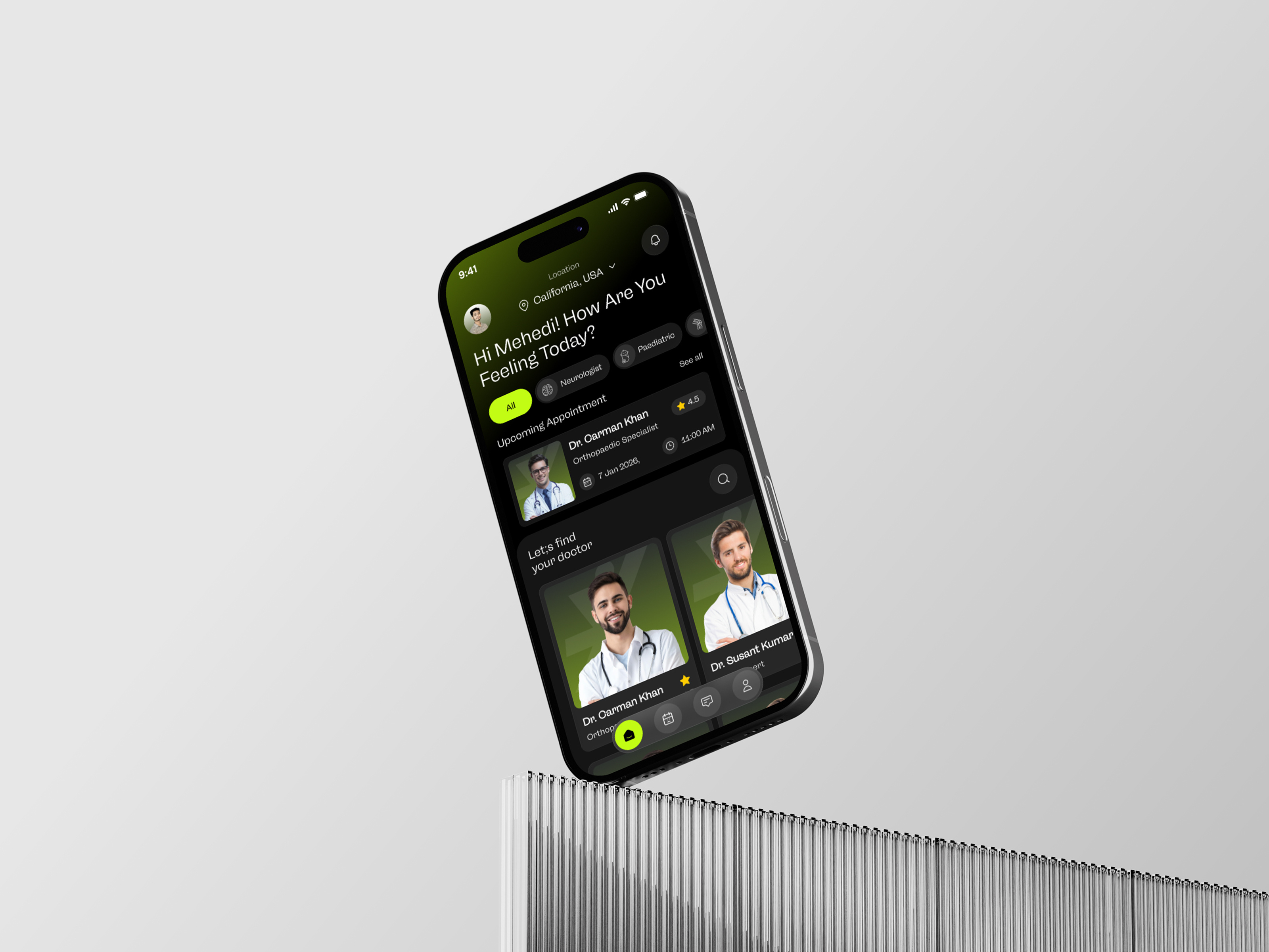 Doctor Appointment Mobile App UI/UX Design appointment app appointment dashboard doctor app doctor app ui doctor appointment doctor appointment app doctor appointment ui doctor booking app doctor mobile app dr appointment app medical booking app