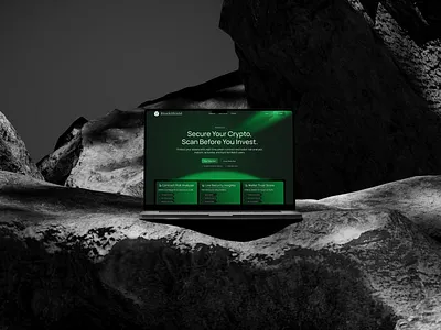 BlockShield – AI-Powered Crypto Security & Scam Detection UI ai blockchain ui crypto security defi security fintech ui on chain analysis saas design scam detector startup ui uiux wallet scanner web3 web3 design