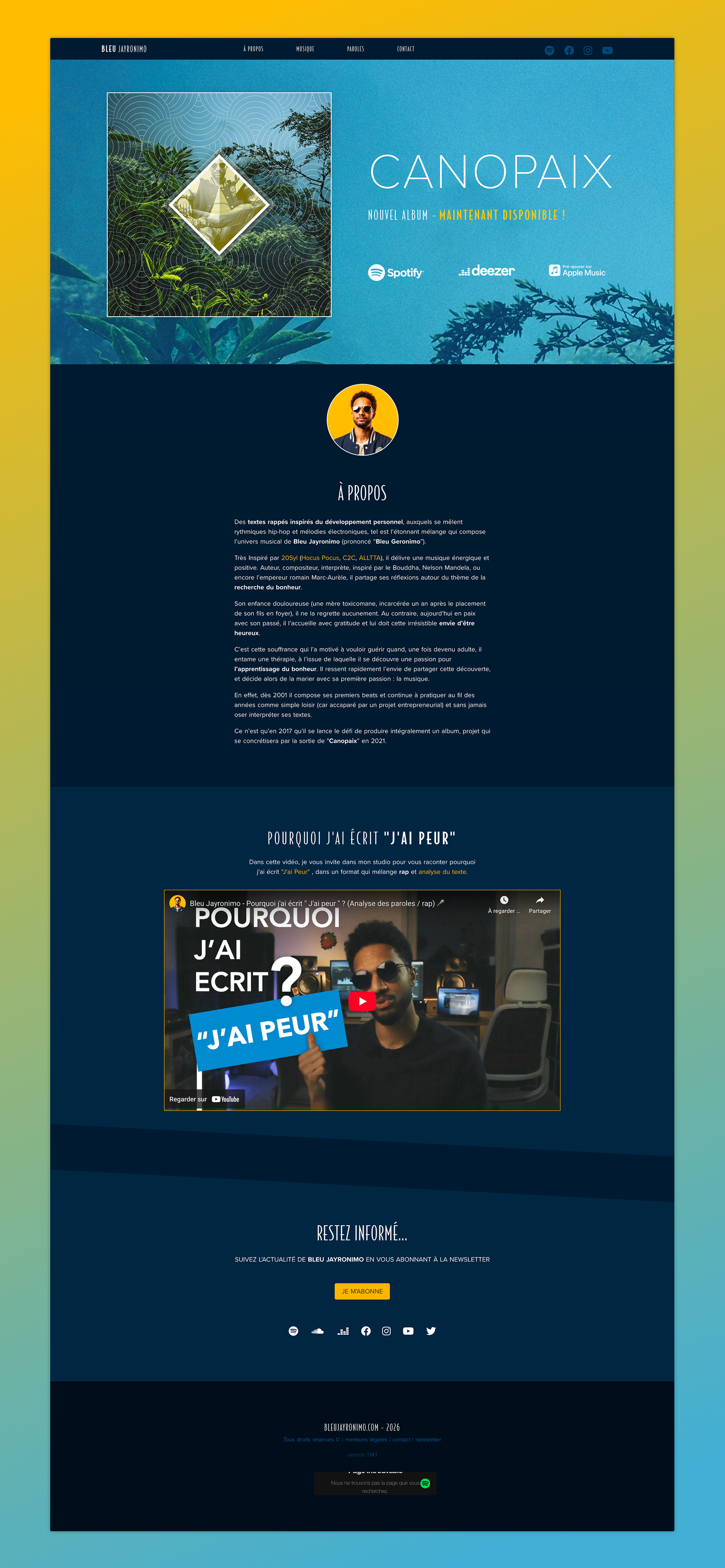 Bleu Jayronimo - webdesign branding landingpage webdesign