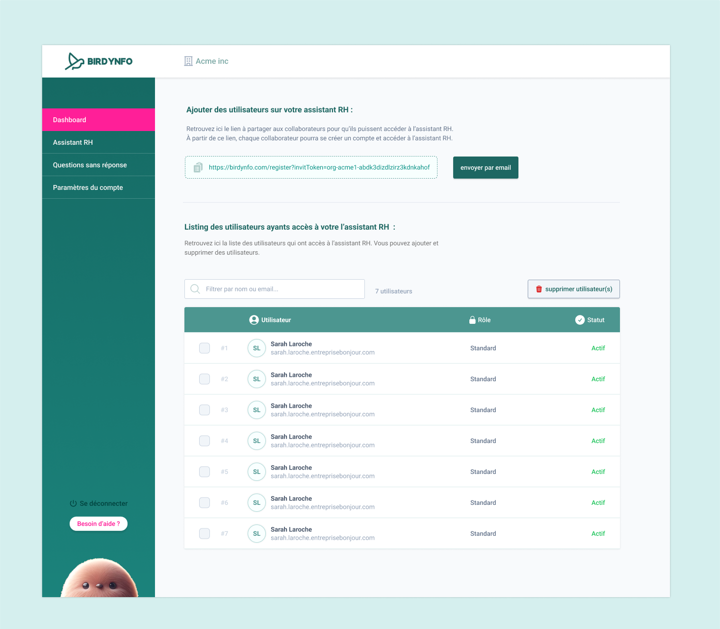 UX/UI Design - Birdynfo ai app branding saas ui ux