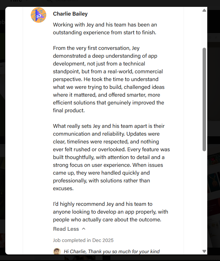 Example service media