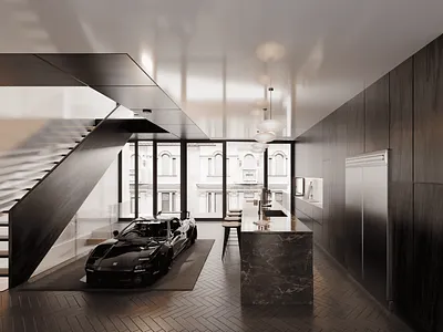 Velocity at Home 3d artwork bllender branding interior design