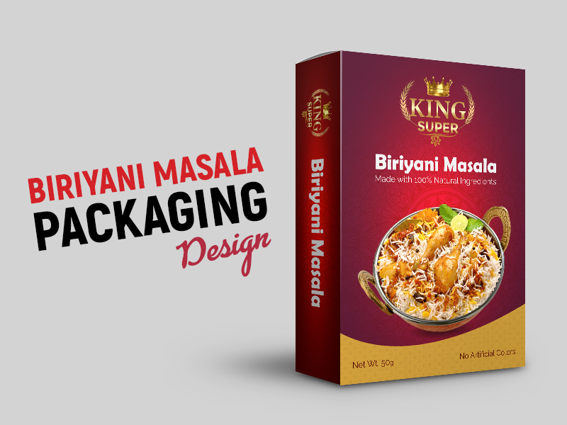 Biryani Masala Packaging Design | Premium Spice Box Design biryanimasala boxpackaging brandidentity brandingdesign creativepackaging designixa exportpackaging foodbranding foodpackagingdesign graphic design indianpackaging labeldesign moderndesign packagedesign packagingdesign packagingispiration premiumpackaging productpackaging spicepackaging