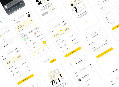 Hatch app bank app dailyui figma finance finance management hire me illustration management minimal mobile app product design ui user design user interface uxui