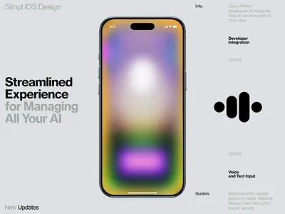 AI Data App dashboard interface ios mobile news os slide voce