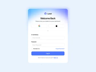 Login Screen