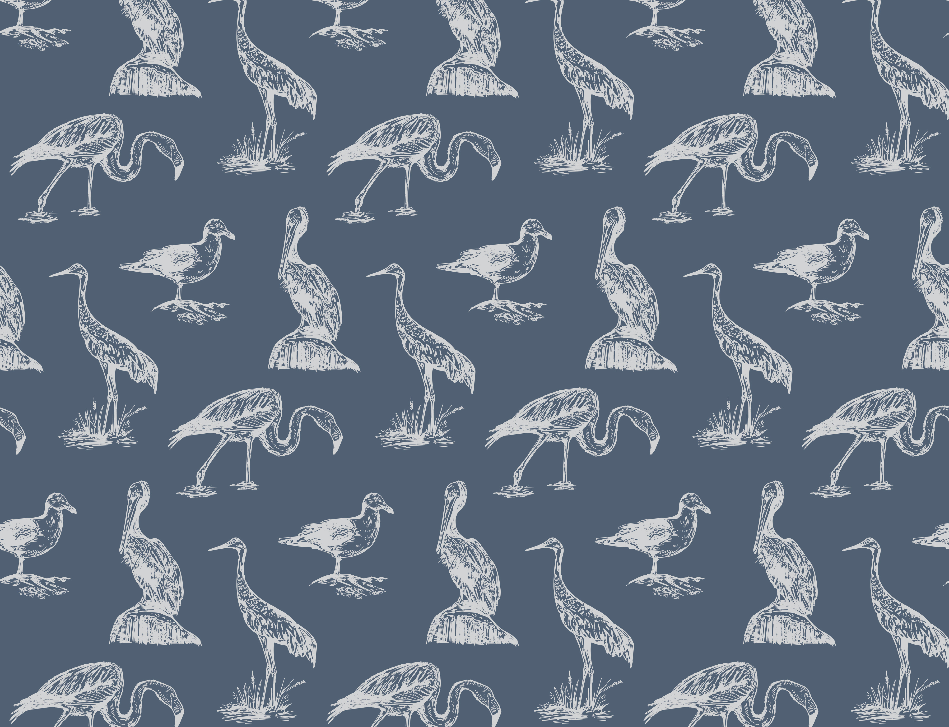 Coastal bird repeat textile design beach birds coastal design fabric graphic design hand drawn illustration art illustrator pattern pattern design print repeat repeater seamless sketch surface design textile vector