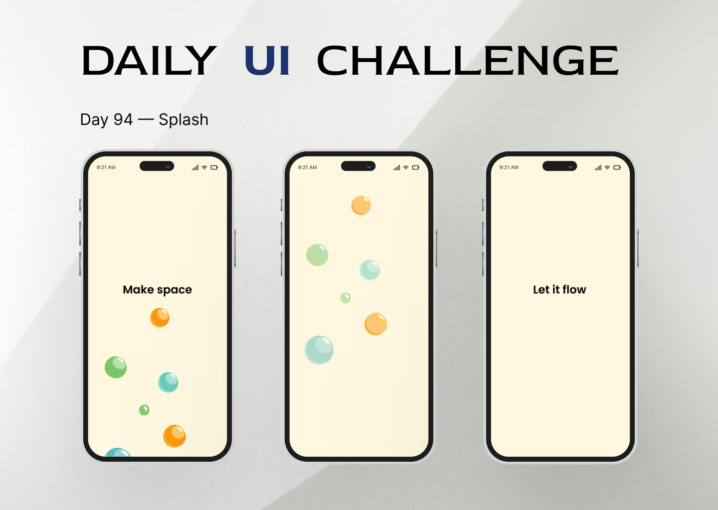 Daily UI · Challenge 94: Splash dailyui design splash ui