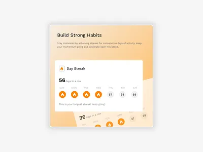 Habit Streak Illustration graphic design landing landingpage ui ux web website