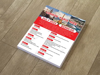 Travel Agency Flyer Design advertising design custom travel flyer service disneyland paris trip flyer europe tour flyer flyer flyer design flyer template graphic design graphic designer london paris nice flyer luxury tour brochure mahfujurrahm535 print design print ready travel flyer professional travel flyer tour operator flyer travel agency flyer travel itinerary layout travel marketing template vacation brochure design