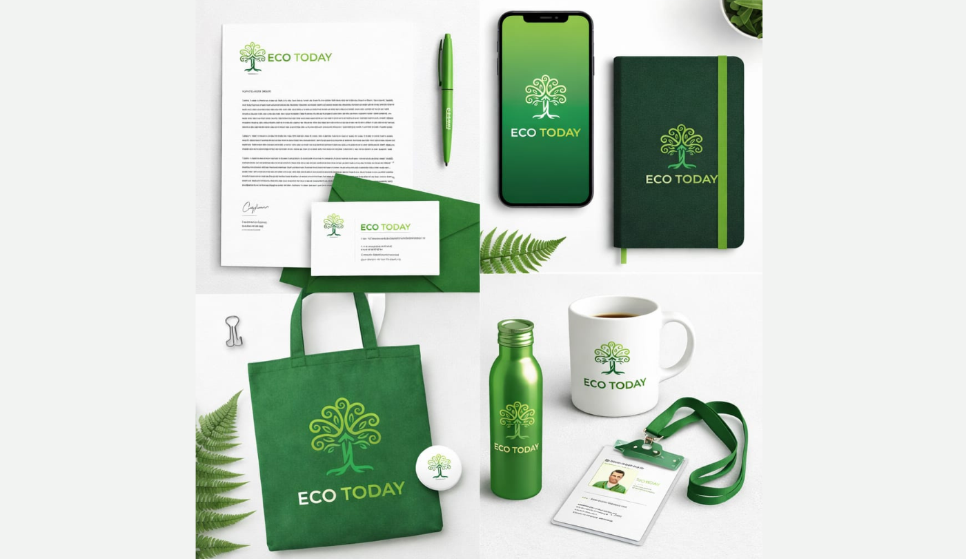 Client Project) Sustainable Visual Brand Identity 3d brand identity branding branding design client project creative direction eco friendly environmental design graphic design green brand logo logo design minimal branding modern branding sustainable branding visual identity