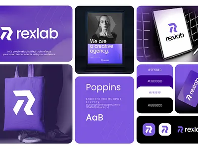 Rexlab brand guideline design brand book brand guideline brand identity design brand identity logo design brand style design brand style guide branding branding kit visual identity