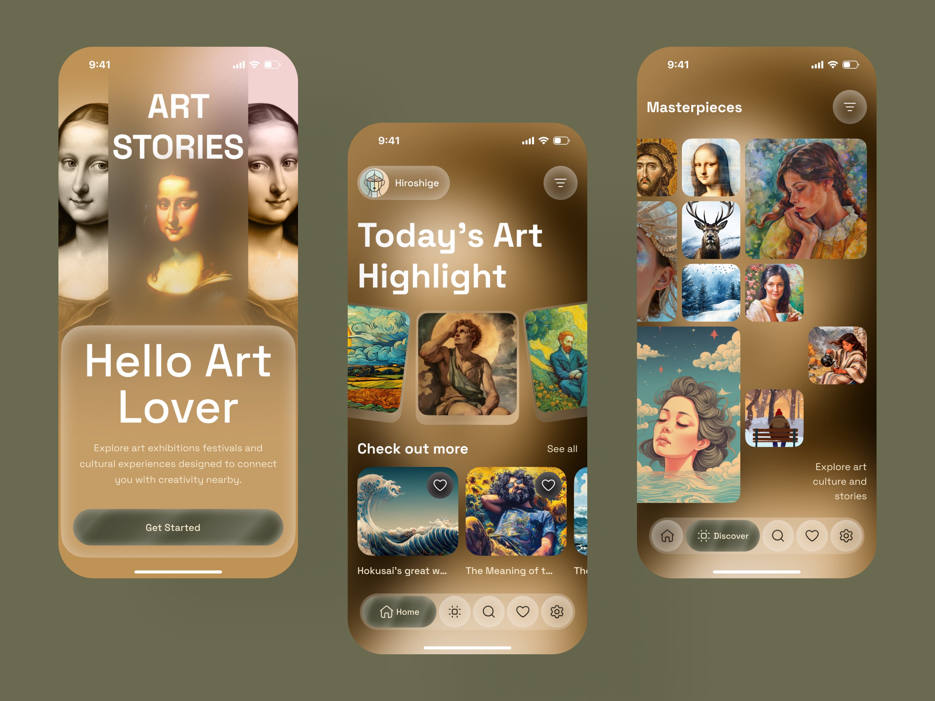 Turning Art Into Immersive Galleries App Design app design art app art gallery art gallery app clean ui creative app digital gallery exhibition design interface ios pp minimal ui mobile app mobile app design modern ui museum app product design ui design uiux ux design