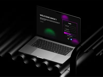 A Next-Gen Authentication Experience 3d animation behancedesign branding dailyui darkmode dashboard figma figmadesign graphic design graphicdesign interactiondesign loginscreen neondesign prototyping ui uiux ux webdesign website