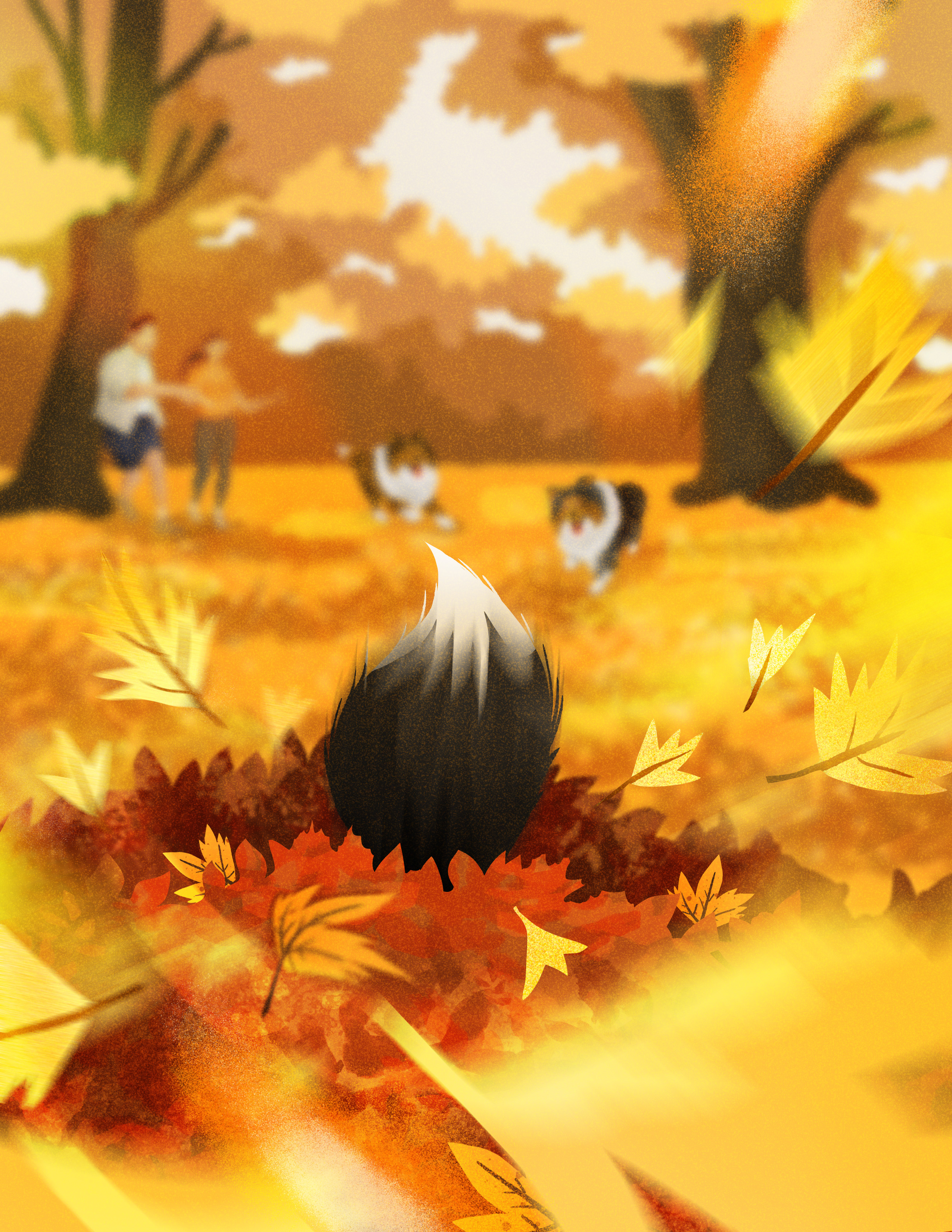 Happy moment animal design digital art graphic design illustration photoshop portrait