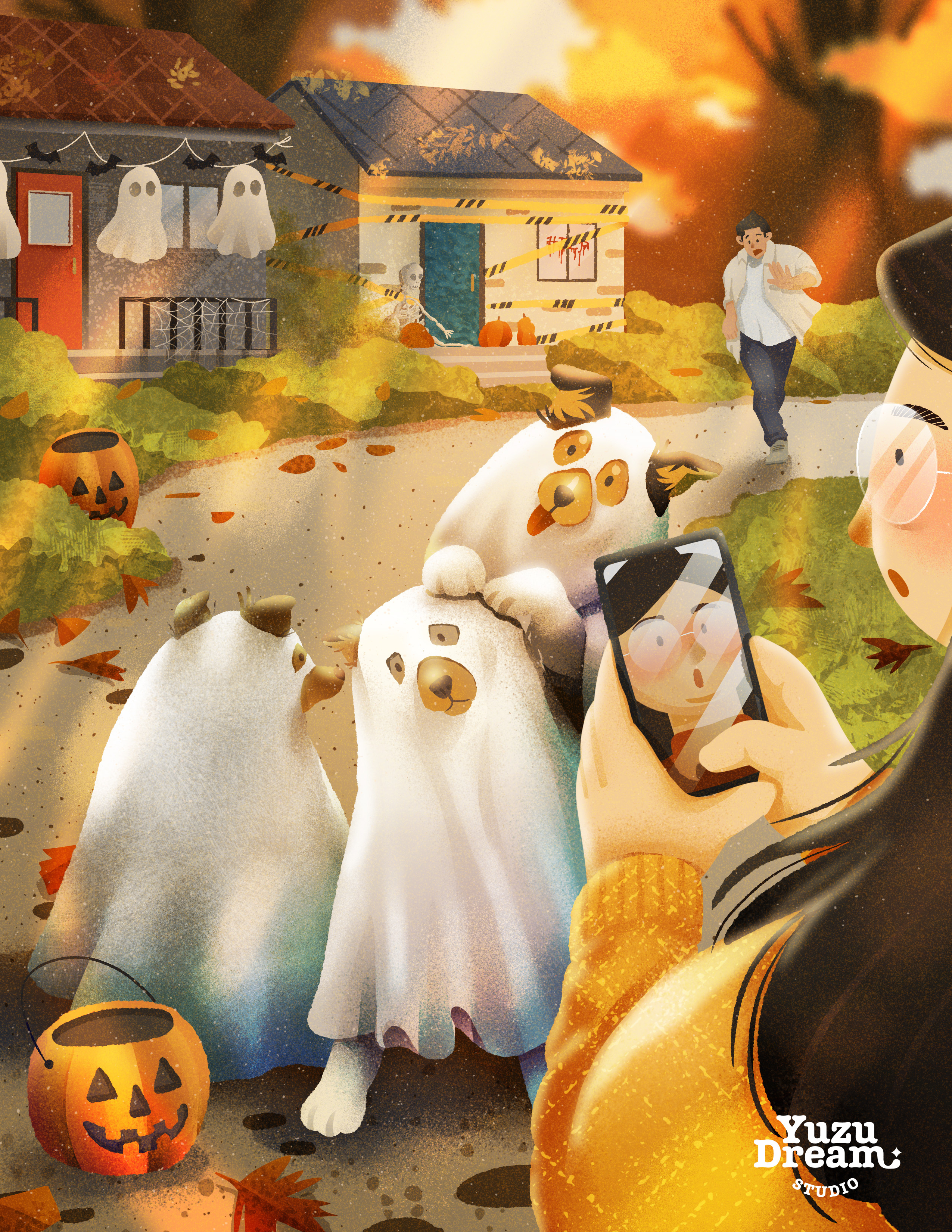 Happy moment animal design digital art graphic design illustration photoshop portrait