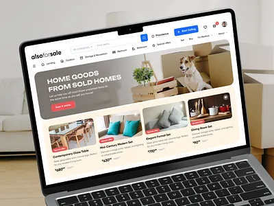 Web Design for a Marketplace Platform clean interface marketplace navigation ui ux web webdesign website