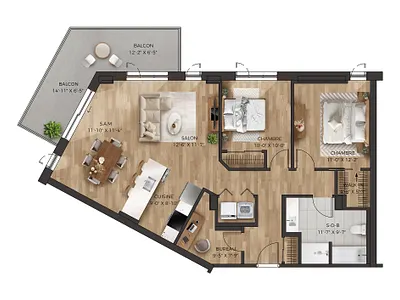 2D Realistic floor plans for the Real Estate sales office 2d 3d architectural floor floorplan graphic design illustration marketing office plan property real estate realistic rendering sales