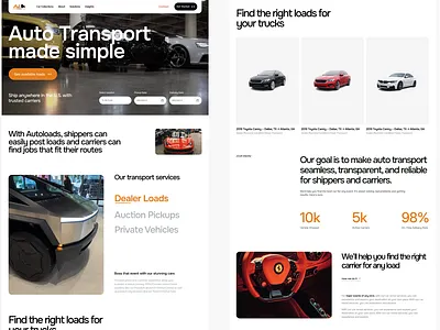 Rental car dealers truck trucking