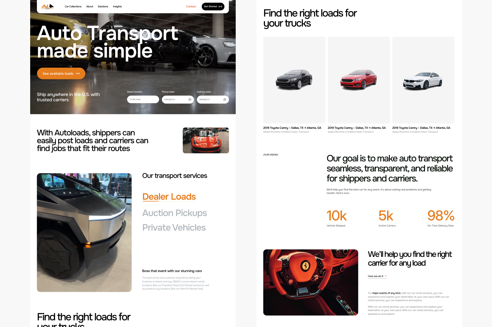 Example of UX And UI Design