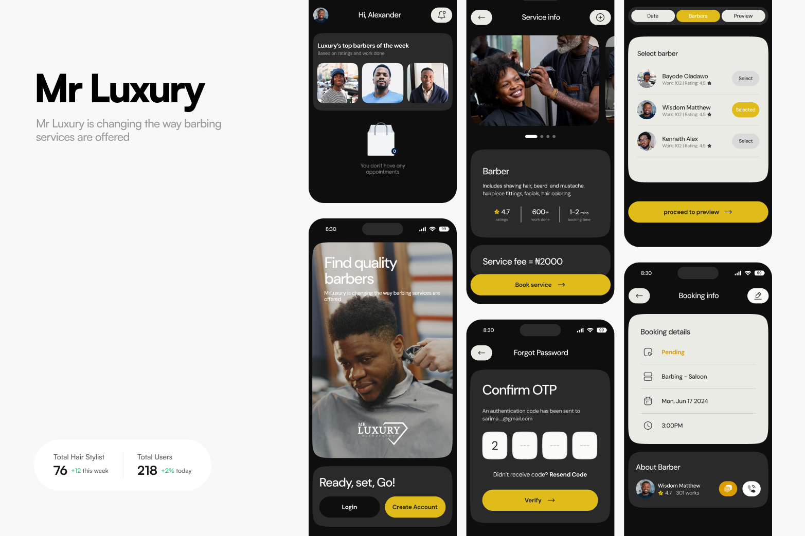 Example of UX And UI Design