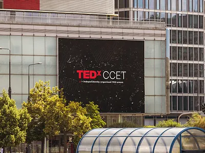 TEDxCCET branding graphic design ui