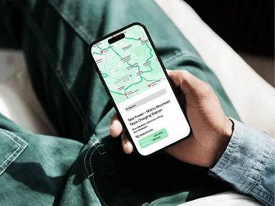 EV Charging Station Locator (VOLTFIND) branding graphic design ui