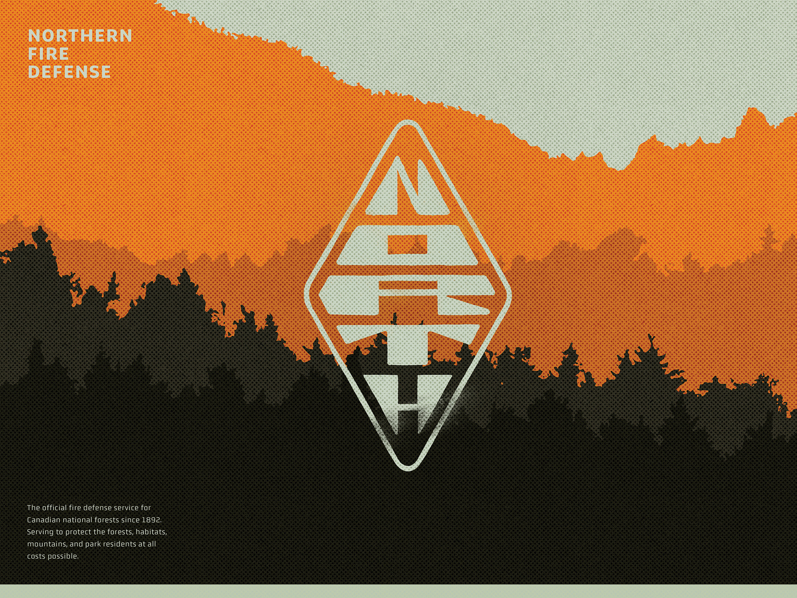 Northern Fire Defense | Logo Design by Stephen Biddle on Dribbble