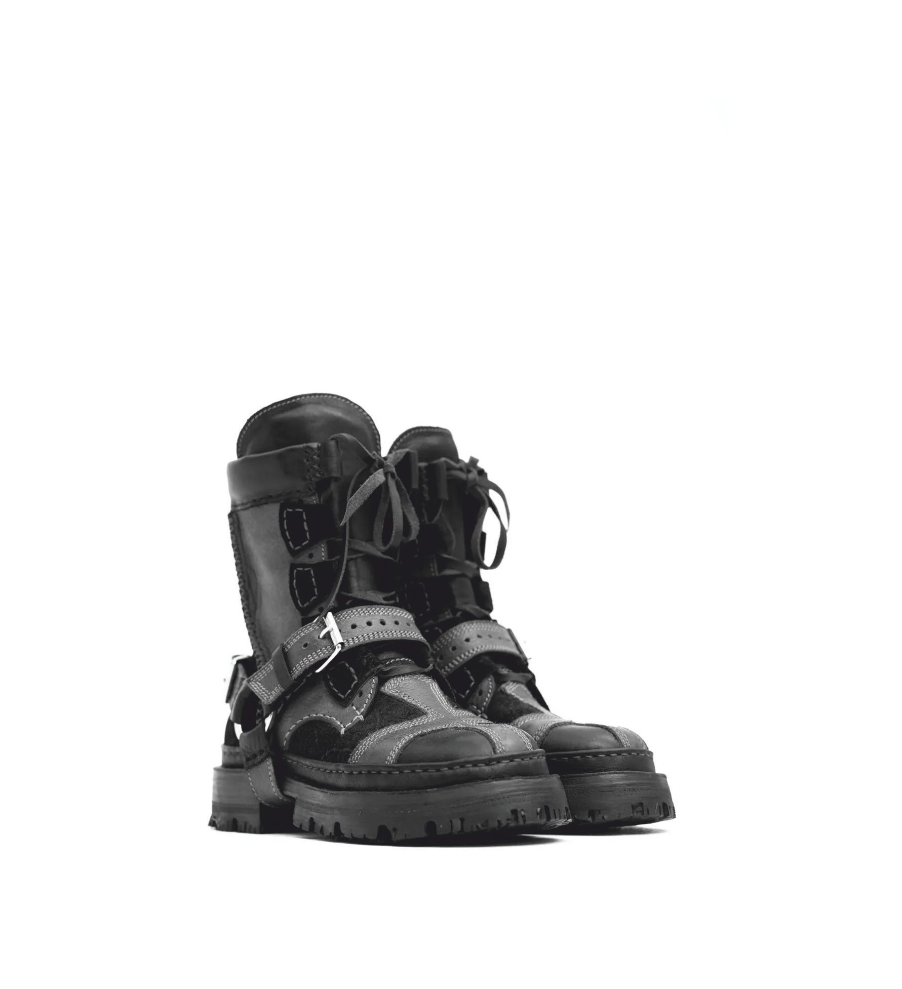 Crusader Boots — Bespoke Leather & Recycled Tire Footwear 3d boots concept crusader fashion footwear motion graphics