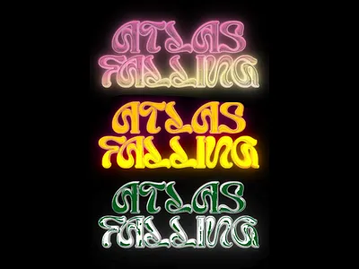 Atlas Falling #2 color design graphic design illustration logo texture