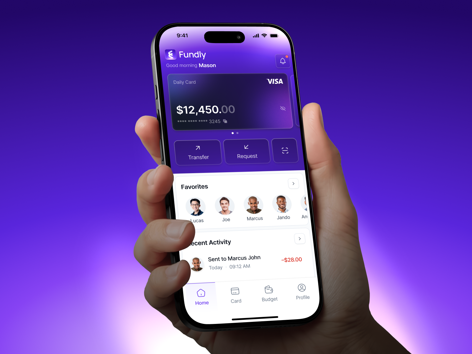 Mobile Banking App - Fundly app design banking dashboard digital wallet expense tracking figma finance app financial product fintech app ios app mobile banking mobile ui money transfer neobanking payment app personal finance product design transaction flow ui design ui ux user interface