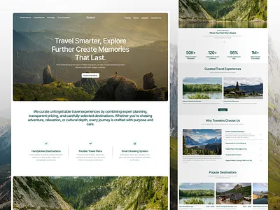 Travel Booking Website booking platform design flight booking holiday travel hotel booking landing page online travel travel booking travel platform travel website trip planner ui ui kit ux vacation planner website