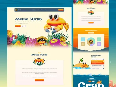 pepe coin token : meme coin token website & landing page design agency interface meme coin meme coin token meme token pepe coin pepe coin token pepe token product product design service startup ui ux